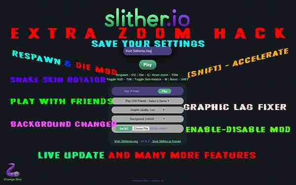 Slither.io Play Friends Mod - Slither.io Hack and Slitherio Mods