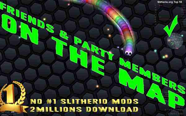 Slither.io Mods, Zoom, Unlock Skins, Bots - Chrome Extension